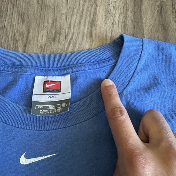 Vintage Duke Blue Devils T-Shirt Mens Size XXL Nike Center Swoosh Short Sleeve - Picture 4 of 6